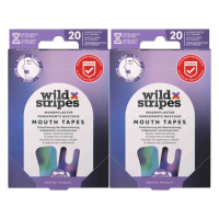 2X Wild Stripes Mondstrips Sunset 20 stuks