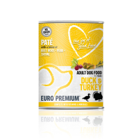 6X Euro Premium Paté Adult Hondenvoer Nat Duck & Turkey 400 gr