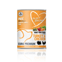Euro Premium Paté Adult Hondenvoer Nat Turkey & Chicken 400 gr