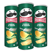 3X Pringles Chips Cheese & Onion 165 gr