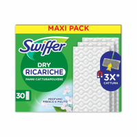 2E halve prijs: Swiffer Vloerreiniger Droge Vloerdoekjes Febreze Geur 30 stuks