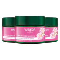 3X WELEDA Wilde Rozen & Witte Thee Vitaliserende Dagcrème 40 ml