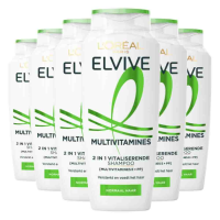 6X L'Oréal Elvive Multivitamines Shampoo 250 ml