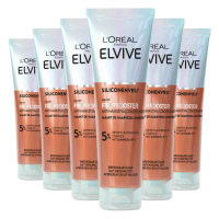 6X L'Oréal Elvive Fiber Booster Anti Haaruitval Conditioner 150 ml