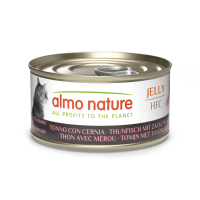 24X Almo Nature HFC Kattenvoer Nat Tonijn & Tandbaars 70 gr