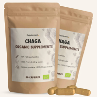 2X Cupplement Chaga Organic Supplements 60 capsules