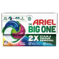 2+2 Gratis: Ariel 3in1 Wasmiddel Pods The Big One Color 15 stuks