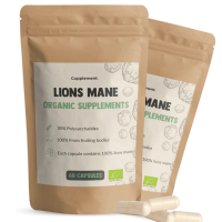 2X Cupplement Lion's Mane Organic Supplements 60 capsules