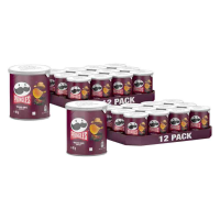 2X Pringles Chips Barbecue 12 x 40 gr