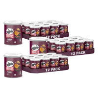 3X Pringles Chips Barbecue 12 x 40 gr