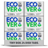 12X Ecover Vaatwastabletten All in One Zero% 24 stuks