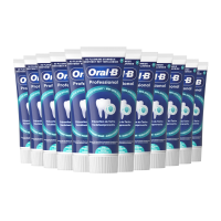 12X Oral B Tandpasta Professional Tandsteencontrole Reinigingskristallen Extra Fris 75 ml