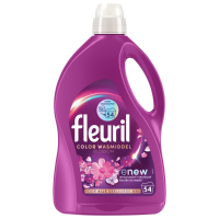 2+2 Gratis: Fleuril Wasmiddel 54 wasbeurten Color Blossom 2,430 liter