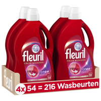 4X Fleuril Wasmiddel 54 wasbeurten Color 2,430 liter