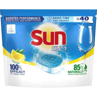 Sun Vaatwastabletten All in 1 Lemon 40 stuks