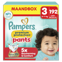 Pampers Premium Protection Luierbroekjes Maat 3 (6 11 kg) 192 stuks