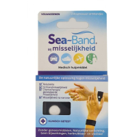 3X Sea Band Polsband bij Misselijkheid Volwassenen Zwart