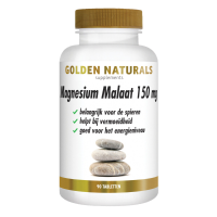 2X Golden Naturals Magnesium Malaat 150 mg 90 tabletten