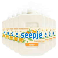 8X Seepje Handzeep Versgeperste Sinaasappel Geur 300 ml