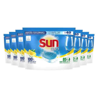7X Sun Vaatwastabletten All in 1 Lemon 40 stuks