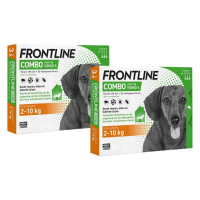 2X Frontline Combo Spot On Anti Vlooien en Teken Druppels Hond 2   10 kg 3 pipetten