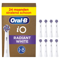 Oral B Opzetborstels iO Radiant White Wit 8 stuks