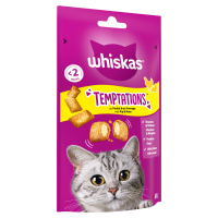 Whiskas Temptations Kattensnacks Kip & Kaas 60 gr