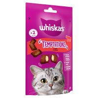 Whiskas Temptations Kattensnacks Rund 60 gr