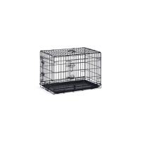 Beeztees Hondenbench Zwart 2 Deurs M 81 cm