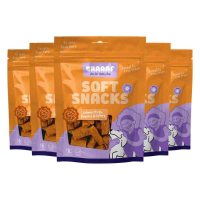 5X Braaaf Hondensnack Sticks Zalm   Pompoen   Selderij 85 gr