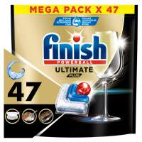 1+1 Gratis: Finish Vaatwastabletten Ultimate Plus All in One Regular 47 stuks