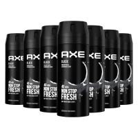 6X Axe Deodorant Bodyspray Black 150 ml
