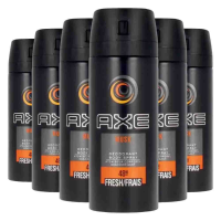 6X Axe Deodorant Bodyspray Musk 150 ml