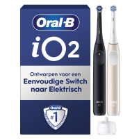 Oral B Elektrische Tandenborstel iO 2 Duo Zwart & Roze 1 set