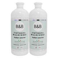 2X B&B Italiaanse Wasparfum Katoen Bloem 250 ml