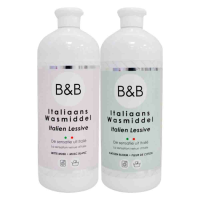 B&B Italiaanse Wasparfum Wasmiddel Witte Musk & Katoen Bloem Pakket