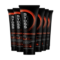 6X Syoss Power hold Haargel 250 ml