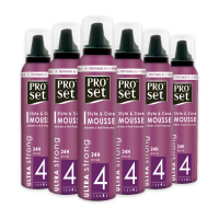 6X Proset Haarmousse Ultra Sterk 250 ml