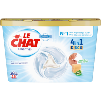 8X Le Chat Wascapsules Sensitive 16 wasbeurten 16 stuks