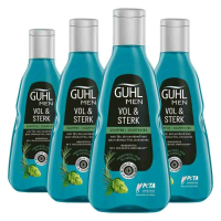4X Guhl Shampoo Man Vol & Sterk 250 ml