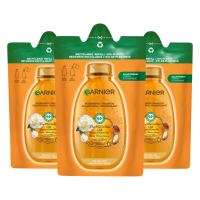 3X Garnier Loving Blends Argan  en Cameliaolie Shampoo Refill 250 ml