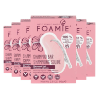 6X Foamie Shampoo Bar Hibiskiss (Beschadigd Haar)