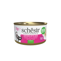 12X Schesir Complementary Kattenvoer Kip & Ham in Gelei 70 gr