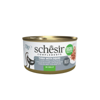 12X Schesir Complementary Kattenvoer Tonijn & Inktvis in Gelei 70 gr