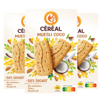 3X Céréal Muesli en Kokos Koeken 200 gr