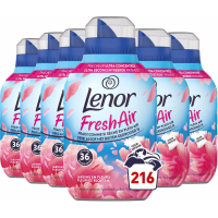 6X Lenor Wasverzachter Fresh Air Bloesem 36 Wasbeurten 504 ml