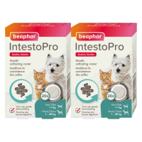 2X Beaphar IntestoPro Kat   Hond tot 20 kg 20 tabletten