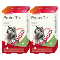 2X Beaphar ProtecTix Hond Anti Vlo & Teek 25 40 kg 4 pipetten