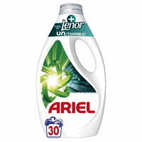 1+2 Gratis: Ariel Vloeibaar Wasmiddel Lenor Unstoppables 30 Wasbeurten 1350 ml