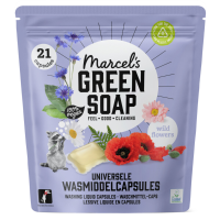 1+1 Gratis: Marcel's Green Soap Wascapsules Wilde Bloemen 21 capsules